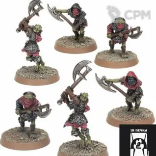 Описание картинки Moria Goblins Prowlers от 3Д-Печка по цене 550руб | Свободный Рынок Миниатюр - СРМ