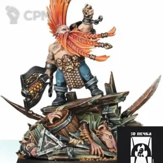 Описание картинки Gotrek Gurnisson от 3Д-Печка по цене 500руб | Свободный Рынок Миниатюр - СРМ