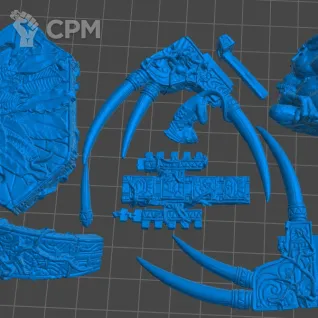 Описание картинки Seraphon Slann от 3Д-Печка по цене 550руб | Свободный Рынок Миниатюр - СРМ