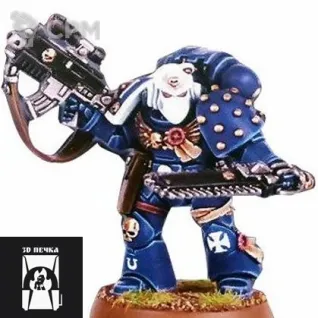 Описание картинки Veteran Space Marine (limited edition) 4E от 3Д-Печка по цене 250руб | Свободный Рынок Миниатюр - СРМ