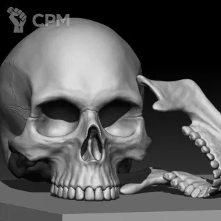 Описание картинки Skull от Saudad по цене 300руб | Свободный Рынок Миниатюр - СРМ