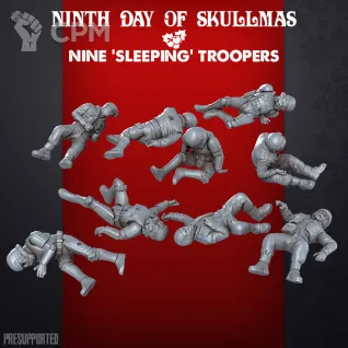 Описание картинки dead stormtroopers x 9 от PocketSized Prints по цене 1 000руб | Свободный Рынок Миниатюр - СРМ