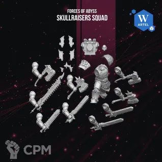 Описание картинки Skullraisers Squad - 10 models от Manufactorum76 по цене 5 750руб | Свободный Рынок Миниатюр - СРМ