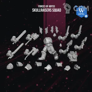 Описание картинки Skullraisers Squad от Manufactorum76 по цене 3 000руб | Свободный Рынок Миниатюр - СРМ