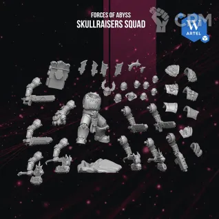 Описание картинки Skullraisers Squad от Manufactorum76 по цене 3 000руб | Свободный Рынок Миниатюр - СРМ