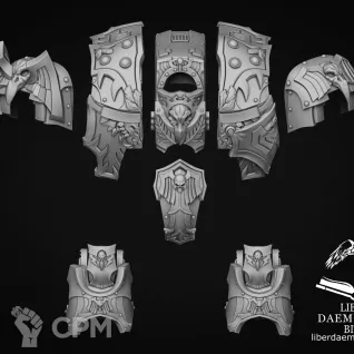 Описание картинки Armor model "Levi" type Crow от LDBits по цене 1 258руб | Свободный Рынок Миниатюр - СРМ
