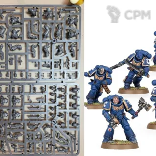 Описание картинки Assault intercessors (5) мультипарт BOX ориг + декали, литники от Утка по цене 2 400руб | Свободный Рынок Миниатюр - СРМ