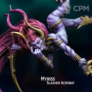 Описание картинки Myriss Slasher Acrobat от WebWay 3D по цене 350руб | Свободный Рынок Миниатюр - СРМ