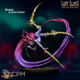 Описание картинки Myriss Slasher Acrobat от WebWay 3D по цене 350руб | Свободный Рынок Миниатюр - СРМ