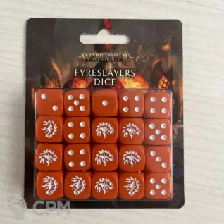 Описание картинки Fyreslayers Dice от zurdo по цене 4 500руб | Свободный Рынок Миниатюр - СРМ