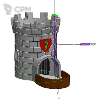 Описание картинки Dice tower/Башня для кубиков от Одинокий волк  по цене 1 500руб | Свободный Рынок Миниатюр - СРМ