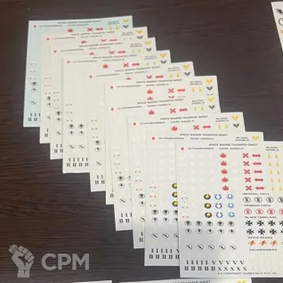 Описание картинки Space Marine Transfer Sheet (Декали) от Koba0 по цене 350руб | Свободный Рынок Миниатюр - СРМ