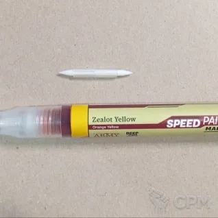 Описание картинки Акриловый маркер Army Painter - Zealot Yellow (SM1023)+запасной наконечник от Sladkov по цене 650руб | Свободный Рынок Миниатюр - СРМ