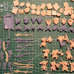 Описание картинки Orcs boyz от Baginsky по цене 1 500руб | Свободный Рынок Миниатюр - СРМ