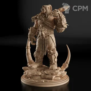 Описание картинки Grommash Hellscream Фигурка (World of Warcraft) от GAS3TXD  по цене 4 600руб | Свободный Рынок Миниатюр - СРМ