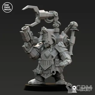 Описание картинки Votann Mech Engineer 2 от Barduck Miniatures по цене 329руб | Свободный Рынок Миниатюр - СРМ