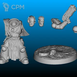 Описание картинки Captain Messinius от ULTRA_BRO по цене 550руб | Свободный Рынок Миниатюр - СРМ
