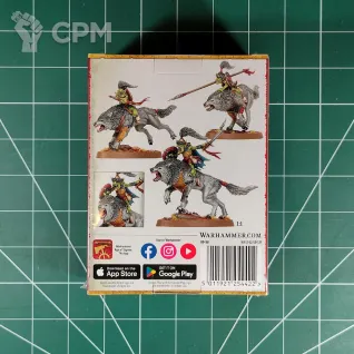 Описание картинки Gloomspite Gitz Snarlboss &amp; Wolfgit Retinue (Rippa's Snarlfangs) от Vault Boy по цене 3 498руб | Свободный Рынок Миниатюр - СРМ