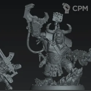 Описание картинки Warboss 2026 ИИ от koksee по цене 200руб | Свободный Рынок Миниатюр - СРМ