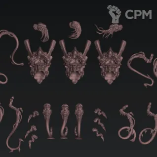 Описание картинки Venomthropes 3шт. от koksee по цене 700руб | Свободный Рынок Миниатюр - СРМ
