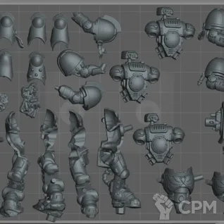 Описание картинки Eradicator Squad With Heavy Bolters (scan) от koksee по цене 750руб | Свободный Рынок Миниатюр - СРМ