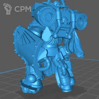 Описание картинки Space Marine with jump pack от WebWay 3D по цене 314руб | Свободный Рынок Миниатюр - СРМ
