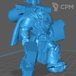 Описание картинки Space Marine with jump pack от WebWay 3D по цене 314руб | Свободный Рынок Миниатюр - СРМ
