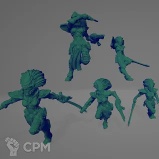 Описание картинки Boneshees Squad от WebWay 3D по цене 1 414руб | Свободный Рынок Миниатюр - СРМ