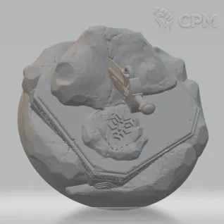 Описание картинки Votann objective markers 2 от WebWay 3D по цене 367руб | Свободный Рынок Миниатюр - СРМ