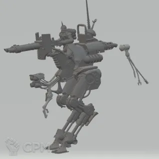 Описание картинки Martian Ostrich Knights от WebWay 3D по цене 681руб | Свободный Рынок Миниатюр - СРМ