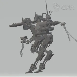 Описание картинки Martian Ostrich Knights от WebWay 3D по цене 681руб | Свободный Рынок Миниатюр - СРМ