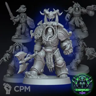Описание картинки Wolf Guard Terminators / Terminator Squad от MrMetalHorror по цене 950руб | Свободный Рынок Миниатюр - СРМ