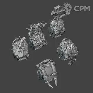 Описание картинки Wolf Guard Terminators / Terminator Squad от MrMetalHorror по цене 950руб | Свободный Рынок Миниатюр - СРМ