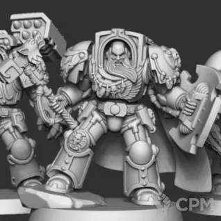 Описание картинки Wolf Guard Terminators / Terminator Squad от MrMetalHorror по цене 950руб | Свободный Рынок Миниатюр - СРМ