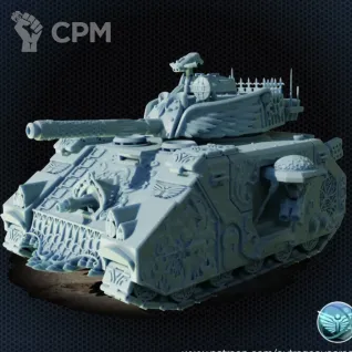 Описание картинки Blood Angels Predator от MrMetalHorror по цене 2 000руб | Свободный Рынок Миниатюр - СРМ