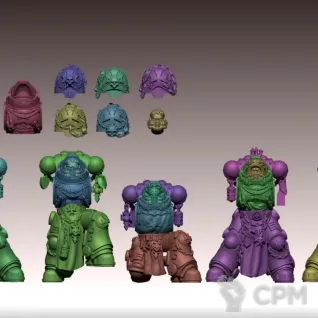 Описание картинки Sternguard Veteran Squad / Sword Brethren от MrMetalHorror по цене 1 000руб | Свободный Рынок Миниатюр - СРМ