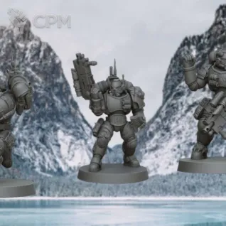 Описание картинки Space Wolves Incursor Squad от MrMetalHorror по цене 1 000руб | Свободный Рынок Миниатюр - СРМ