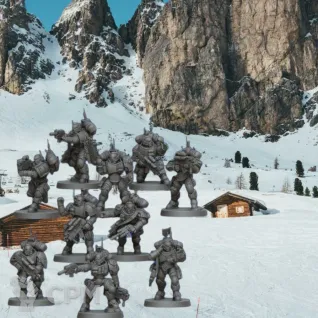 Описание картинки Space Wolves Incursor Squad от MrMetalHorror по цене 1 000руб | Свободный Рынок Миниатюр - СРМ