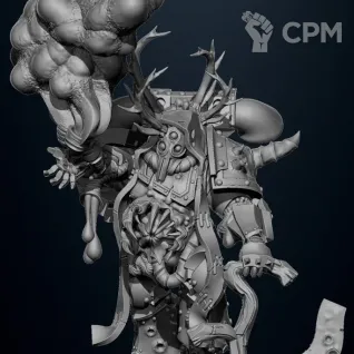 Описание картинки Malignant plaguecaster от MrMetalHorror по цене 300руб | Свободный Рынок Миниатюр - СРМ