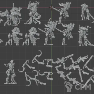 Описание картинки Sicarian Ruststalker от MrMetalHorror по цене 1 200руб | Свободный Рынок Миниатюр - СРМ