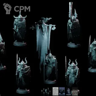 Описание картинки Grave Guard / Barrow Guard /Deathrattle Skeletons - 10 Штук от MrMetalHorror по цене 1 000руб | Свободный Рынок Миниатюр - СРМ