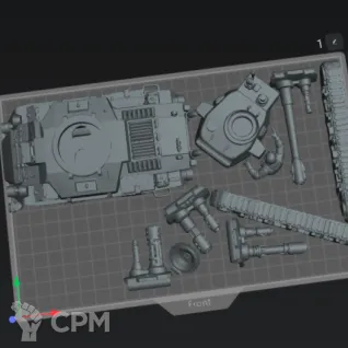 Описание картинки Hippogriff AFV с гусеницами от Laboratory of Chaos по цене 850руб | Свободный Рынок Миниатюр - СРМ