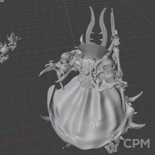 Описание картинки Ahriman от MrMetalHorror по цене 400руб | Свободный Рынок Миниатюр - СРМ