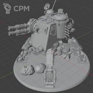 Описание картинки Onager Dunecrawler от MrMetalHorror по цене 1 200руб | Свободный Рынок Миниатюр - СРМ