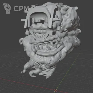 Описание картинки Chaos Knight of Nurgle Body от MrMetalHorror по цене 700руб | Свободный Рынок Миниатюр - СРМ