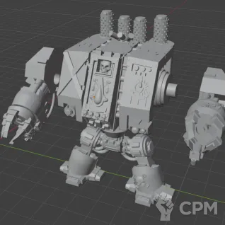 Описание картинки Death Company Drednought от MrMetalHorror по цене 1 000руб | Свободный Рынок Миниатюр - СРМ