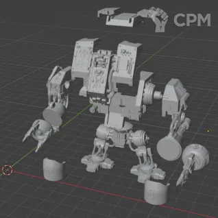 Описание картинки Librarian Dreadnought от MrMetalHorror по цене 1 000руб | Свободный Рынок Миниатюр - СРМ