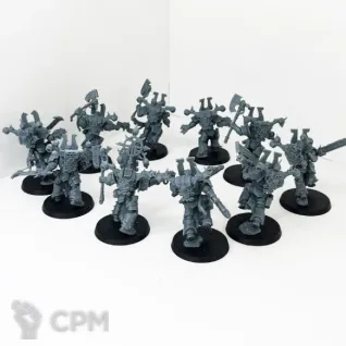 Описание картинки Khorne Berzerkers от DREAMCUBE по цене 900руб | Свободный Рынок Миниатюр - СРМ