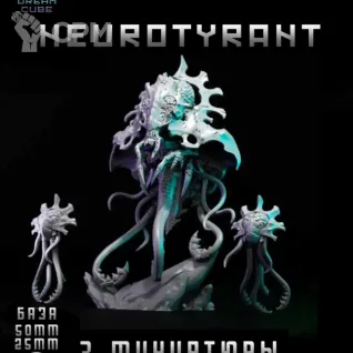 Описание картинки Neurotyrant от DREAMCUBE по цене 600руб | Свободный Рынок Миниатюр - СРМ