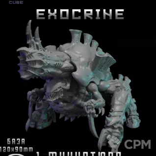Описание картинки Exocrine от DREAMCUBE по цене 1 300руб | Свободный Рынок Миниатюр - СРМ